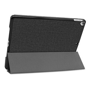 Θήκη Tri-Fold Flip Cover με υφασμάτινη επένδυση για iPad (2019/2020/2021) 10.2" και ειδική θέση για πενάκι σε χρώμα μαύρο - Image 5
