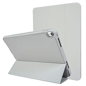 Θήκη Tri-Fold Flip Cover για iPad (2022) 10.9" από TPU και ενισχυμένη εσωτερική πλάτη σε χρώμα γκρι