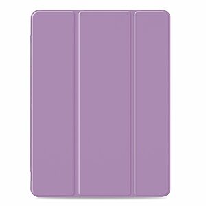 Θήκη Tri-Fold Flip Cover για iPad Air (2020/2022) 10.9" με ειδική θέση για πενάκι και διάφανη ενισχυμένη πλάτη σε χρώμα μωβ - Image 2
