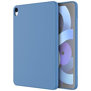 Θήκη MUTURAL Liquid Series Back Cover για iPad Air (2020/2022) 10.9" πλάτη με ενισχυμένη σιλικόνη για προστασία στα χτυπήματα και τις πτώσεις σε χρώμα γαλάζιο