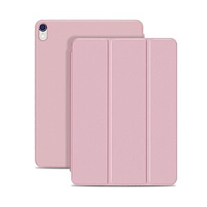 Θήκη Tri-Fold Flip Cover για iPad Pro (2018) 11" / iPad Air (2020/2022) 10.9" με μαγνητική πλάτη σε χρώμα ροζ χρυσό