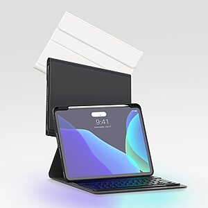 Θήκη BASEUS με αποσπώμενο πληκτρολόγιο Flip Cover για iPad Pro (2018/2020/2021) 11" από TPU και προστατευτικό κάλυμα κάμερας σε χρώμα μαύρο - Image 5