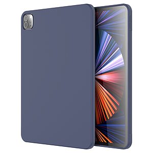 Θήκη MUTURAL Liquid Series Back Cover για iPad Pro (2020/2021/2022) 11" πλάτη με ενισχυμένη σιλικόνη για προστασία στα χτυπήματα και τις πτώσεις σε χρώμα μπλε σκούρο