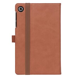 Θήκη Tablet Flip Wallet δερματίνη με μαγνητικό κούμπωμα και υποδοχές καρτών για Lenovo Tab M10 HD (2nd Gen) 10.1" σε χρώμα καφέ - Image 3