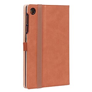 Θήκη Tablet Flip Wallet δερματίνη με μαγνητικό κούμπωμα και υποδοχές καρτών για Lenovo Tab M10 HD (2nd Gen) 10.1" σε χρώμα καφέ - Image 4