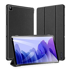 Θήκη Dux Ducis Domo Series Tri-Fold Flip Cover για Galaxy Tab A7 (2020) 10.4" από TPU με ενισχυμένη εσωτερική πλάτη σε χρώμα μαύρο