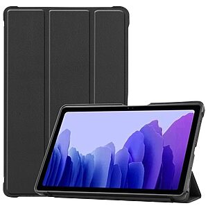 Θήκη Tri-Fold Flip Cover για Galaxy Tab A7 (2020) 10.4" TPU με διπλά ενισχυμένες γωνίες σε χρώμα μαύρο