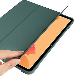 Θήκη Tri-Fold Flip Cover για Galaxy Tab A7 (2020) 10.4" TPU με ειδική θέση για πενάκι και ενισχυμένες γωνίες σε χρώμα μπλε σκούρο - Image 5