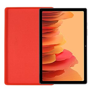 Θήκη Liquid Series Back Cover για Galaxy Tab A7 (2020) 10.4" πλάτη με ενισχυμένη σιλικόνη για προστασία στα χτυπήματα και τις πτώσεις σε χρώμα κόκκινο - Image 4