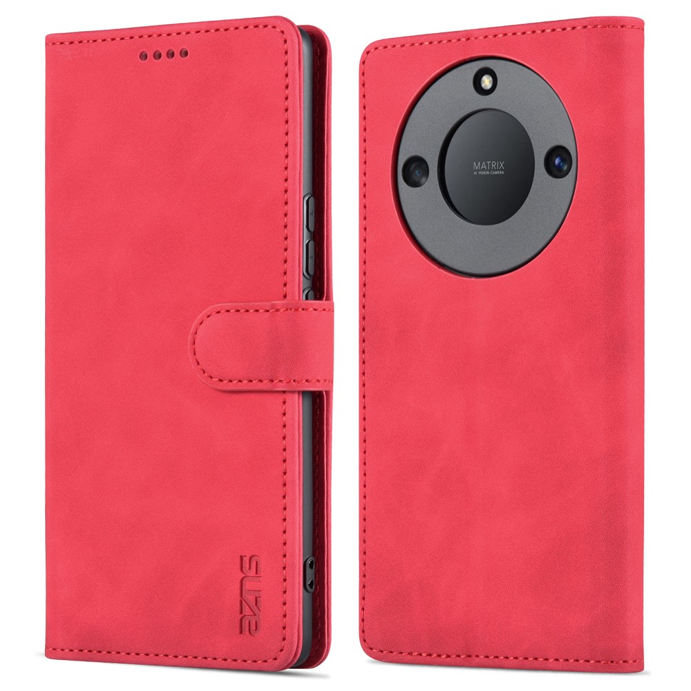 Θήκη Honor Magic5 Lite 5G AZNS Litchi Retro AZNS Texture Leather με βάση στήριξης Θήκη Honor Magic5 Lite 5G AZNS Litchi Retro AZNS Texture Leather με βάση στήριξης