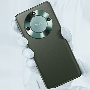 Θήκη Honor Magic5 Lite 5G Mad Mask Metal Lens Ultra Thin Matte Premium Πλάτη TPU πράσινο - Image 3