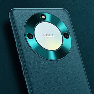 Θήκη Honor Magic5 Lite 5G Mad Mask Metal Lens Ultra Thin Matte Premium Πλάτη TPU πράσινο - Image 5