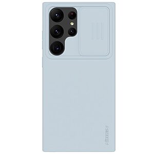 Θήκη Samsung Galaxy S23 Ultra NiLLkin Camshield Flex Magnetic Series Πλάτη συμβατή με ασύρματη φόρτιση και προστασία για την κάμερα από σκλήρό Premium TPU γκρι