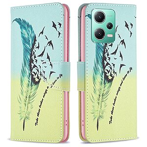 Θήκη Xiaomi Poco X5 5G OEM Feather & Birds με βάση στήριξης