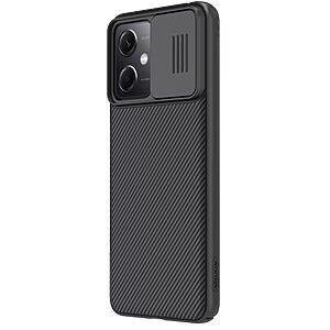 Θήκη Xiaomi Redmi Note 12 5G / Poco X5 5G NiLLkin Camshield Series Πλάτη με προστασία για την κάμερα από σκλήρό Premium TPU μαύρο - Image 3