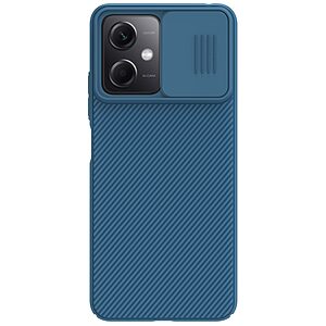 Θήκη Xiaomi Poco X5 5G NiLLkin Camshield Series Πλάτη με προστασία για την κάμερα από σκλήρό Premium TPU μπλε