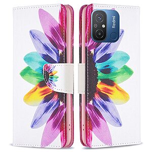Θήκη Xiaomi Redmi 12C OEM Colorful Petals με βάση στήριξης