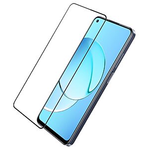 NiLLkin Amazing CP+ Pro Max για Realme 10 (Πλήρης Κάλυψη) Αντιχαρακτικό γυαλί Tempered Glass 9H – μαύρο - 0.33mm - Image 4