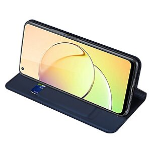 Θήκη Realme 10 Dux Ducis Skin Pro Series με βάση στήριξης, υποδοχή καρτών και μαγνητικό κούμπωμα Flip Wallet από συνθετικό δέρμα και TPU μπλε - Image 3