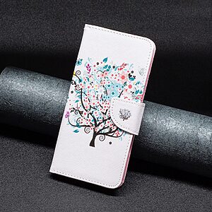 Θήκη Realme C55 OEM Flowered Tree με βάση στήριξης, υποδοχές καρτών και μαγνητικό κούμπωμα Flip Wallet από συνθετικό δέρμα και TPU - Image 4