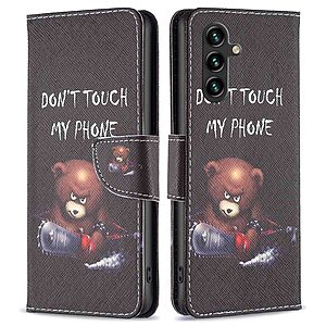 Θήκη Samsung Galaxy A14 4G / 5G OEM Angry bear with chainsaw με βάση στήριξης