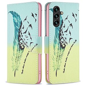 Θήκη Samsung Galaxy A14 4G / 5G OEM Feather & Birds με βάση στήριξης