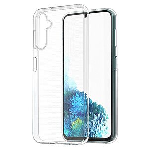 Θήκη Samsung Galaxy A14 4G / 5G OEM Silicone Sockproof V6 Anti-Slip Transparent Πλάτη TPU - Image 5