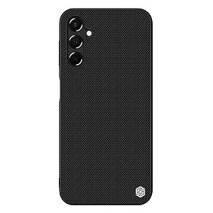Θήκη Samsung Galaxy A14 4G / 5G NiLLkin Textured Hard Case Series Πλάτη από ενισχυμένο πλαστικό και TPU μαύρο - Image 3