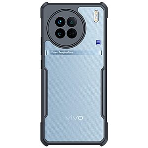 Θήκη Vivo X90 Pro 5G XUNDD Hybrid Sockproof Transparent πλάτη από αντικραδασμικό TPU μαύρο