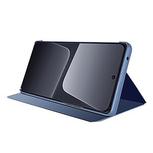 Θήκη Xiaomi 13 5G Mad Mask Mirror Surface Series Flip Window δερματίνη ροζ χρυσό - Image 3