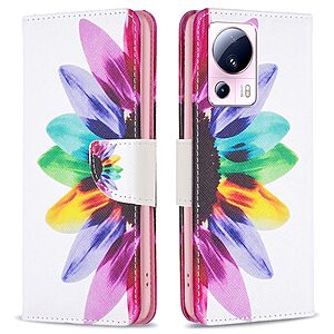 Θήκη Xiaomi 13 Lite 5G OEM Colorful Petals με βάση στήριξης