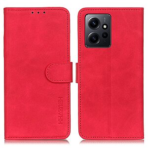 Θήκη Xiaomi Redmi Note 12 4G KHAZNEH Litchi Retro Texture Leather με βάση στήριξης