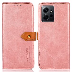 Θήκη Xiaomi Redmi Note 12 4G KHAZNEH Leather Wallet Golden Clasp με βάση στήριξης