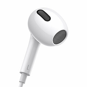 Ακουστικά Baseus Encok C17 In-ear Handsfree με USB-C (NGCR010002) λευκό