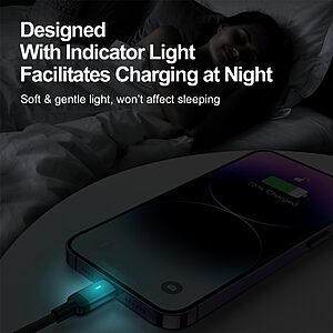 Καλώδιο Φόρτισης JOYROOM 2m USB-A σε Lightning 2.4A και Μετάδοση Δεδομένων 480Mbps - Μαύρο - Image 3