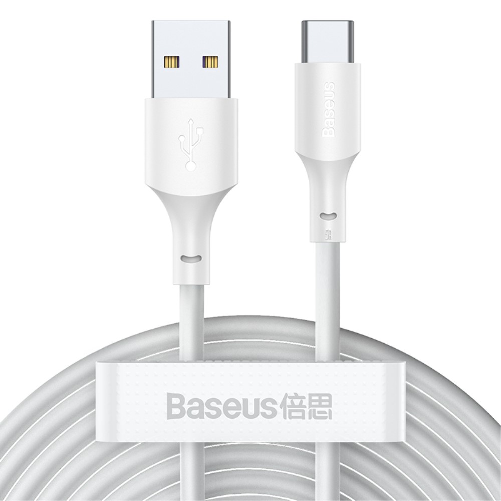 Κιτ Καλωδίων Δεδομένων και Φόρτισης BASEUS Simple Wisdom USB σε Type-C 5A