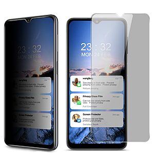 Αντιχαρακτικό γυαλί IMAK Anti Spy για Samsung Galaxy A12 / A32 5G πλήρους κάλυψης Full Coverage Tempered Glass 9H
