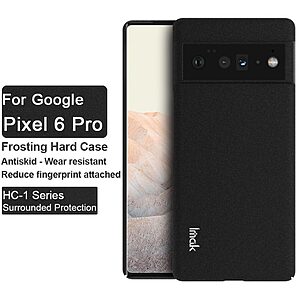 Θήκη Google Pixel 6 Pro 5G IMAK HC-1 Series Soft Ultra Slim TPU πλάτη μαύρο - Image 2