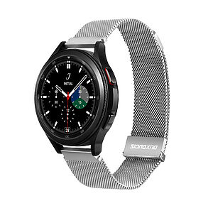 Μπρασελέ μαγνητικό Dux Ducis Wristband για Samsung Galaxy / Huawei / Honor Watch 20mm (Milanese Version) ασημί