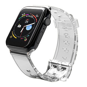 Λουράκι σιλικόνης silicone strap για Apple Watch 2/3/4/5/6/7/8 (38mm/40mm) μαύρο