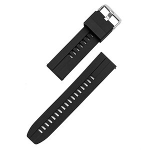 Λουράκι σιλικόνης silicone strap για Huawei Watch GT / GT2 / GT2 Pro μαύρο - Image 2