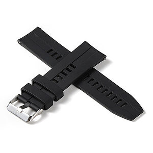 Λουράκι σιλικόνης silicone strap για Huawei Watch GT / GT2 / GT2 Pro μαύρο - Image 3
