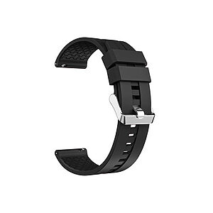 Λουράκι σιλικόνης silicone strap για Huawei Watch GT / GT2 / GT2 Pro μαύρο - Image 4
