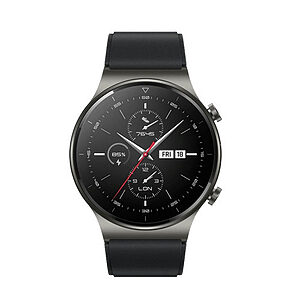 Λουράκι σιλικόνης silicone strap για Huawei Watch GT / GT2 / GT2 Pro μαύρο - Image 2