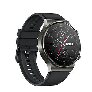 Λουράκι σιλικόνης silicone strap για Huawei Watch GT / GT2 / GT2 Pro μαύρο
