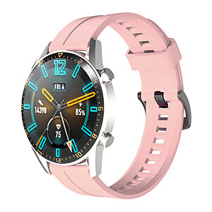 Λουράκι σιλικόνης silicone strap για Huawei Watch GT / GT2 / GT2 Pro ροζ