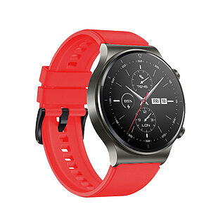 Λουράκι σιλικόνης silicone strap για Huawei Watch GT / GT2 / GT2 Pro κόκκινο - Image 2