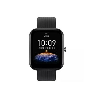 Smartwatch Amazfit Bip 3 Pro 45mm Αδιάβροχο με Παλμογράφο (W2171OV1N) μαύρο