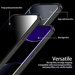 Θήκη Honor Magic5 Pro 5G Mad Mask Frame Series v2 Silicone Sockproof συμβατό με Ασύρματο φορτιστή Πλάτη TPU μαύρο - Image 4