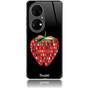 Θήκη για Huawei P50 Pro Unbite Strawberry Passion - Tempered Glass